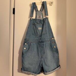 Levi’s Blue Denim Overalls